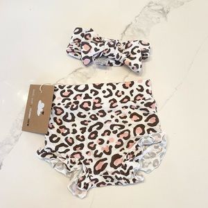 *SOLD* SpearmintLOVE x Angel Dear bloomers set